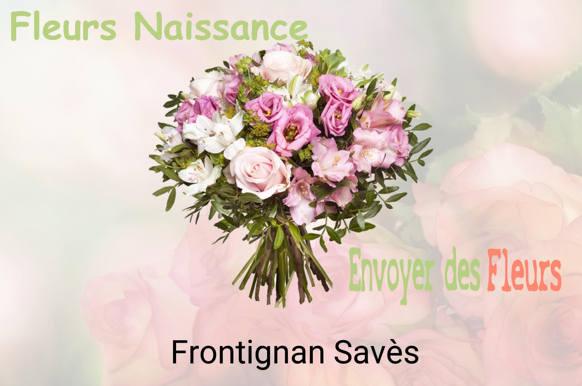 Bouquet de fleurs de naissance livré à Frontignan-Savès